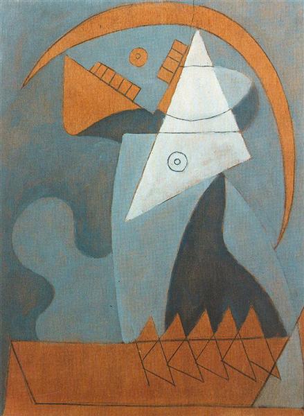 Pablo Picasso Classical Oil Paintings Bild Synthetic Cubism